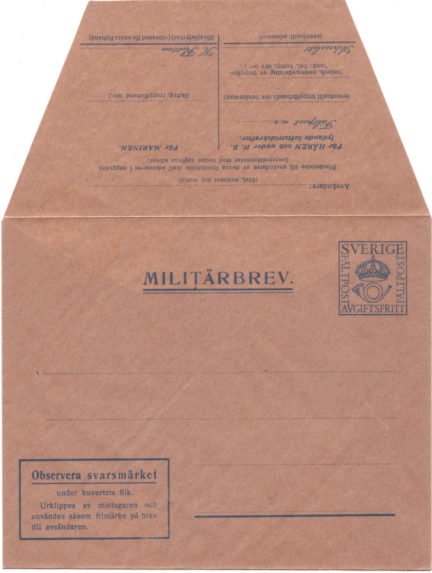 Militärbrev M 2