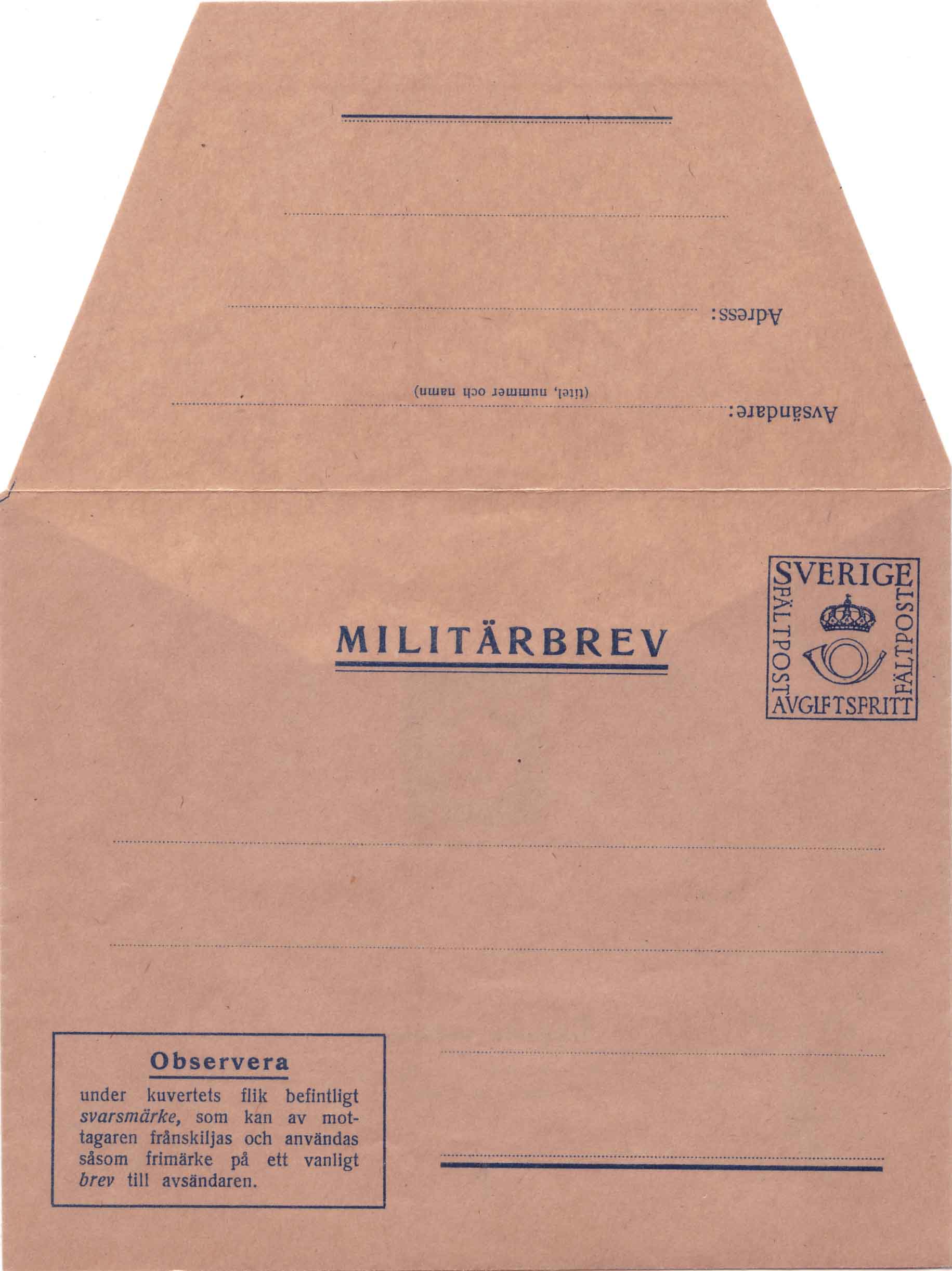 Militärbrev M 5 II