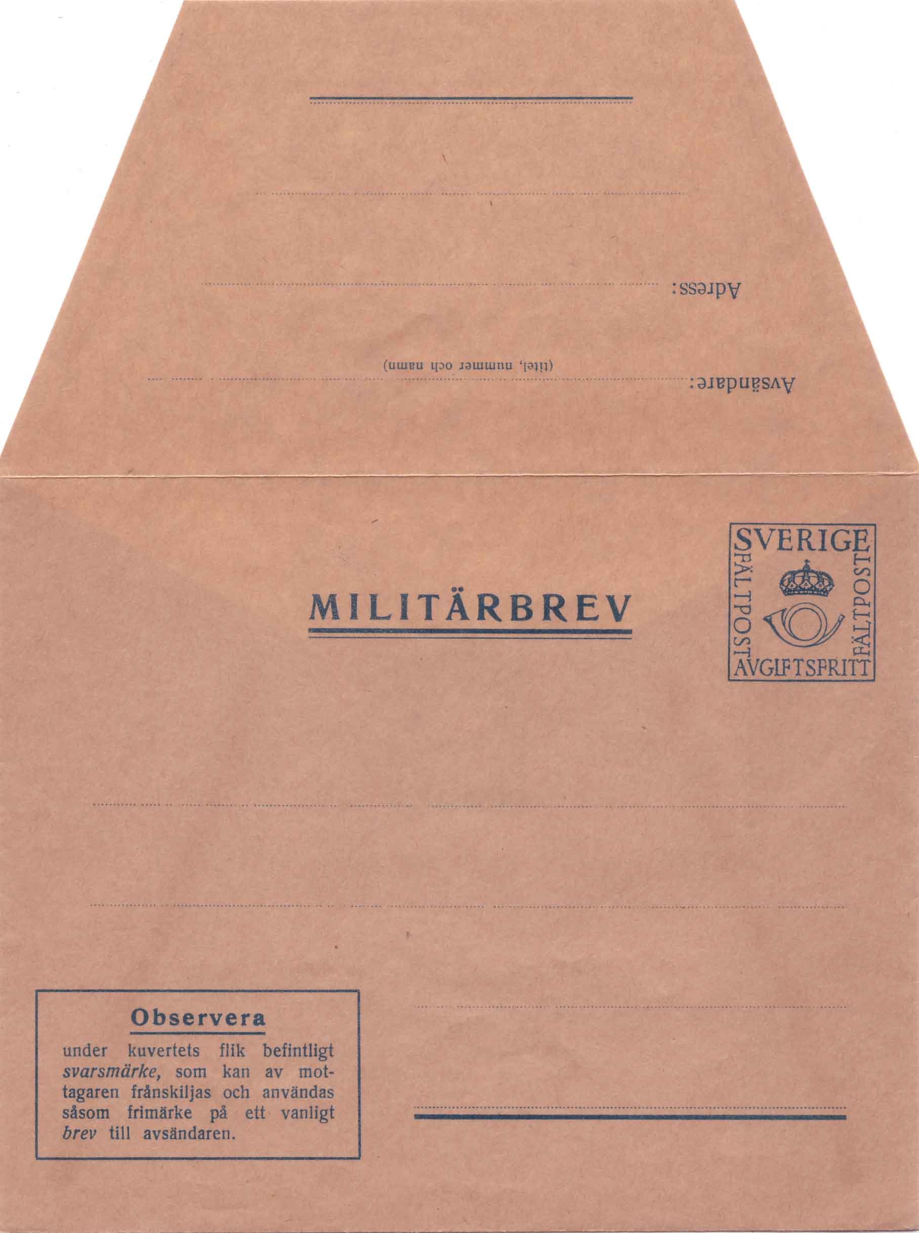 Militärbrev M 6