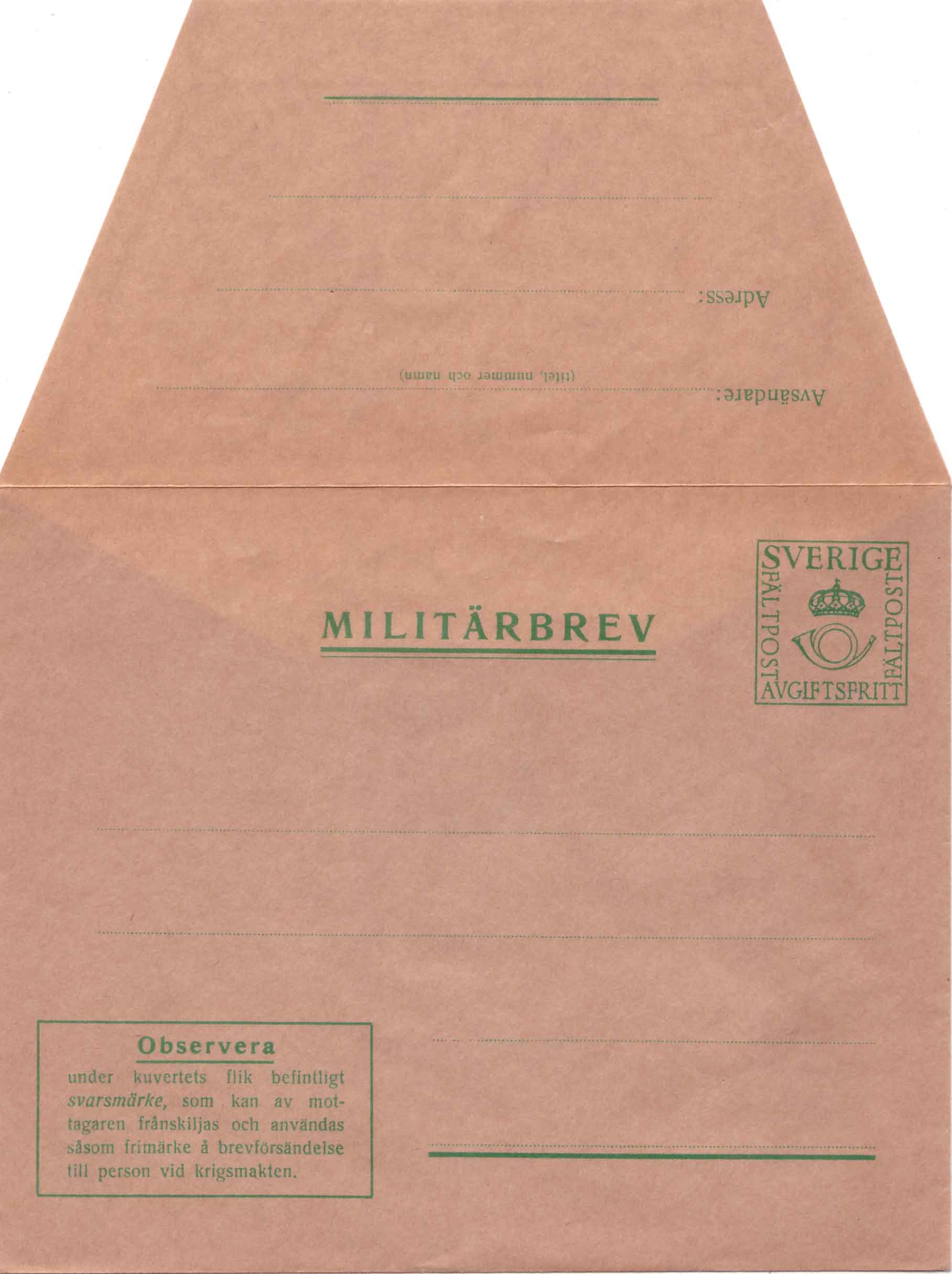 Militärbrev M 8